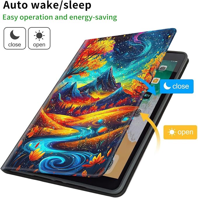 Case for All-New Kindle Paperwhite 12th Generation 7 inch 2024 &amp Kindle Colorsoft Signature Edition 2024 Lightweight Protective PU Leather Smart Stand Cover with Auto Wake Sleep - a Beautiful Gala