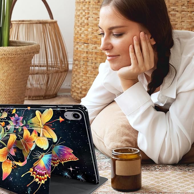 for iPad 10.2 Rotating Case 360° Protection Adjustable Kickstand Cover for iPad 10.2 (7th8th9th Generation) Shockproof Durable Lightweight PU Leather for iPad 10.2 Stand Case Basketball