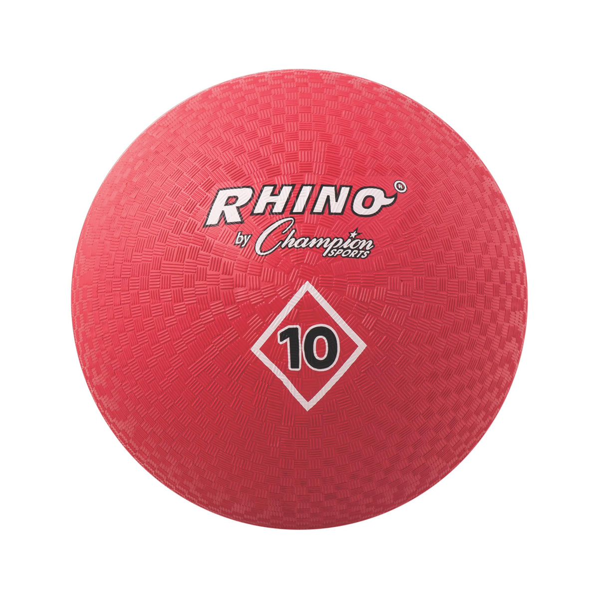 Champion Sports 10 Inch Playground Ball, Red