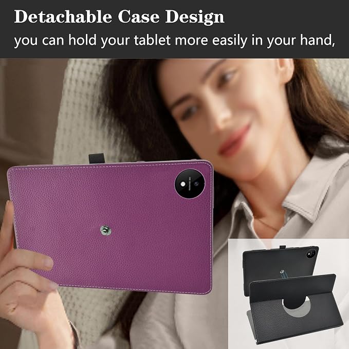 MAMA MOUTH for Raemond M70 Case360 Degree Rotary Stand with Creative Cover for Rebecco M70/Raemond M70 11 Tablet caseBlack