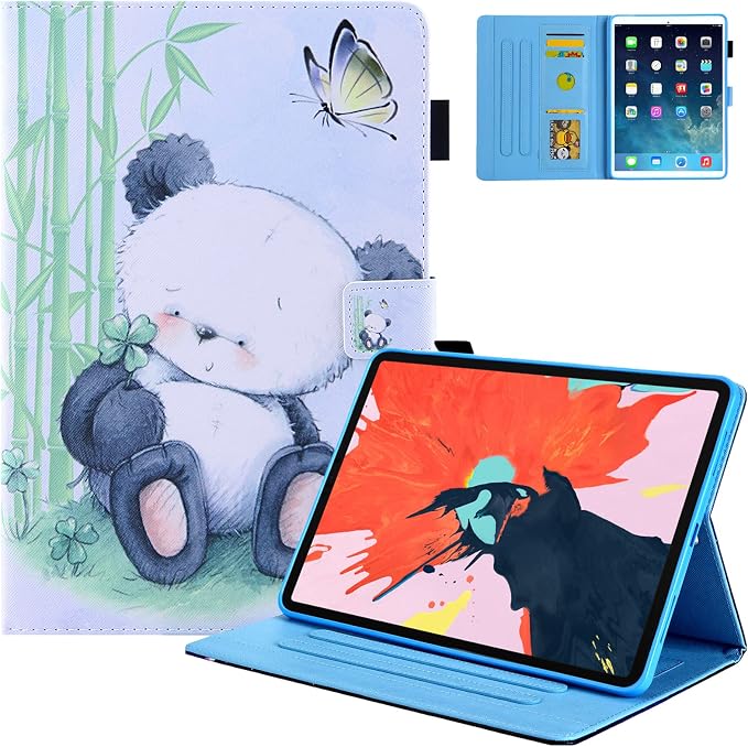 Dteck for iPad A16/10th Generation 10.9 Inch 2022 Case with Pencil HolderPremium PU Leather Folio Multiple Viewing Angles Stand Cover Auto Wake/Sleep Protective Tablet Cases for Women MenBookshelf