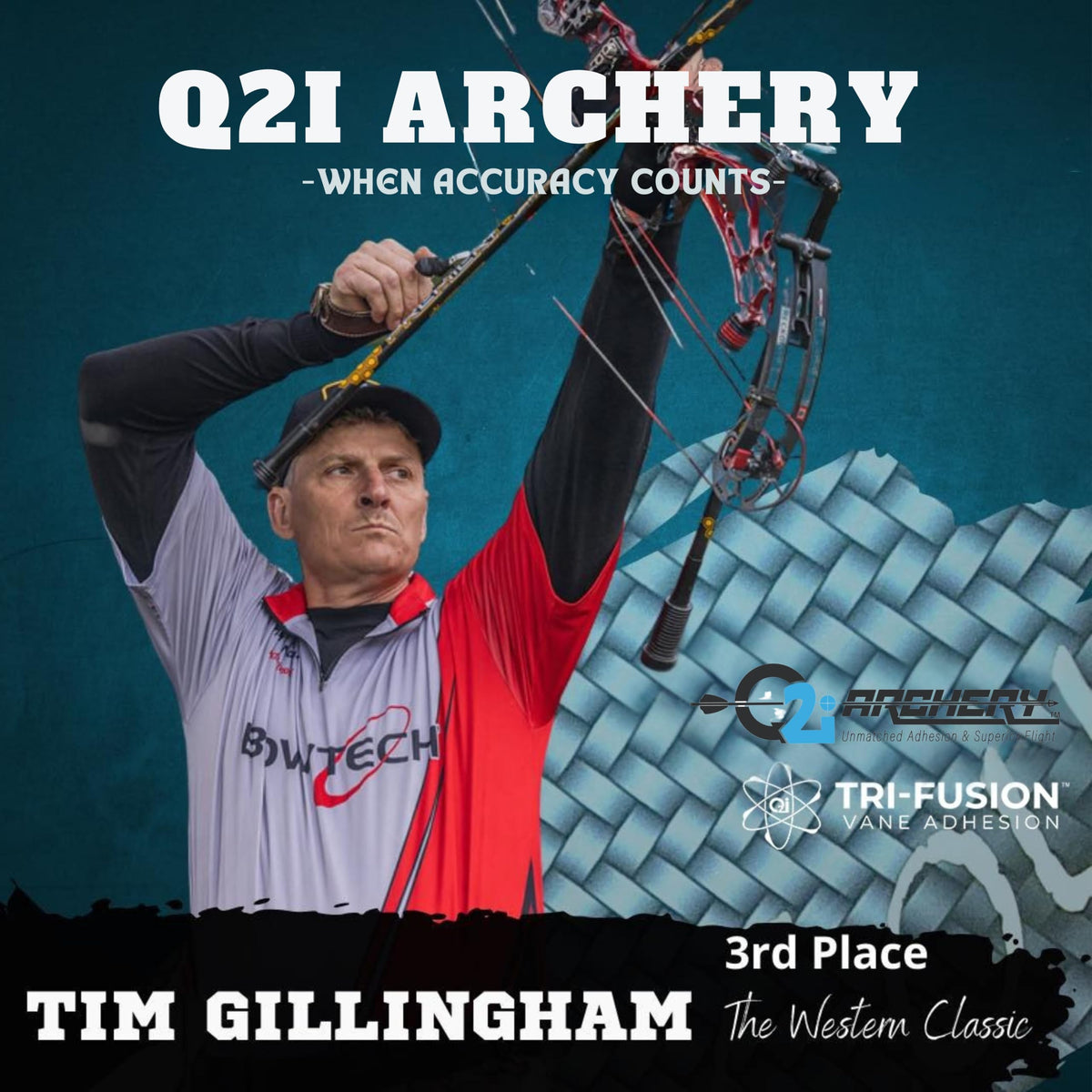 Q2i Fusion X-II | 3" | 36pk | White High-Performance Arrow Fletching Vanes with Tri-Fusion Adhesion Technology for Target Archery