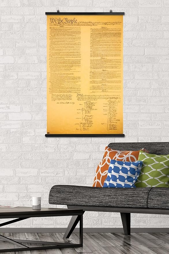 Trends International The Constitution Wall Poster, 22.375" x 34", Premium Poster & Clip Bundle