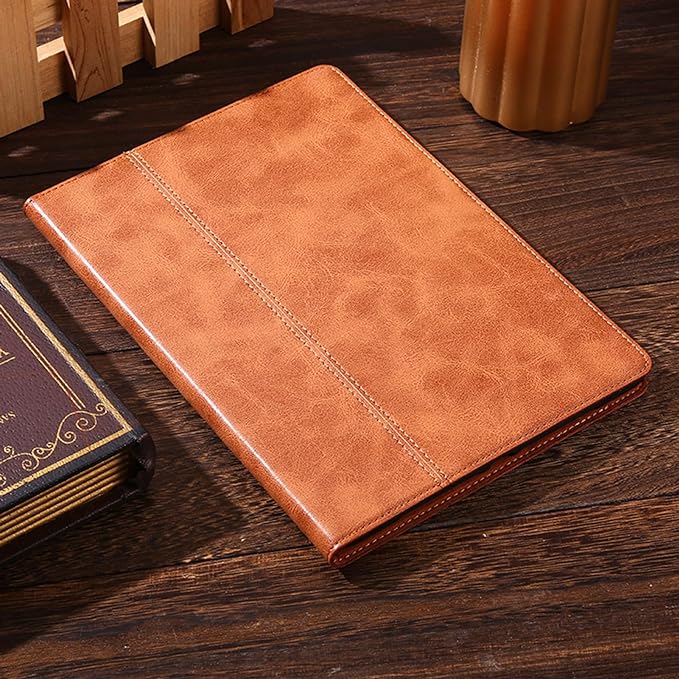 Leather Case for iPad mini 8.3 Folio CoverBuilt-in Pencil Holder | Genuine Leather Smart Protective CaseFits iPad Mini A17 Pro 7th 2024/6th 2021Auto Wake/SleepShockproof &amp Drop-Proof.Black