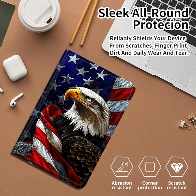 Case for Amazon Fire 7 Tablet 2019/2017 Release 9th/7th Generation PU Leather Smart Protective Cover with Auto Sleep/Wake for Fire 7 2019Beautiful Sunset