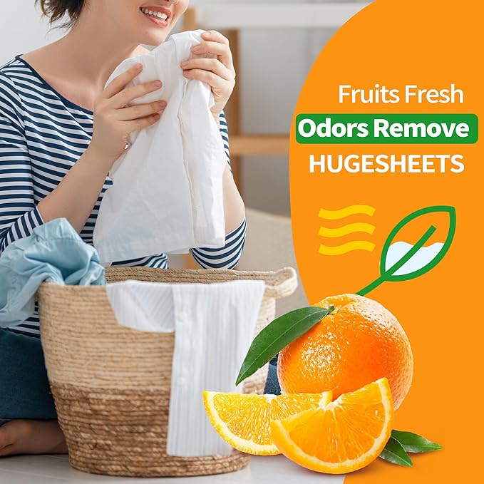 Dr.Easy LINT & HAIR REMOVER Pet HUGESHEETS with 3X ODOR REMOVE Dryer Sheets, Fruits Fresh, 200 Count,PLANT&MINERAL-BASED FORMULA