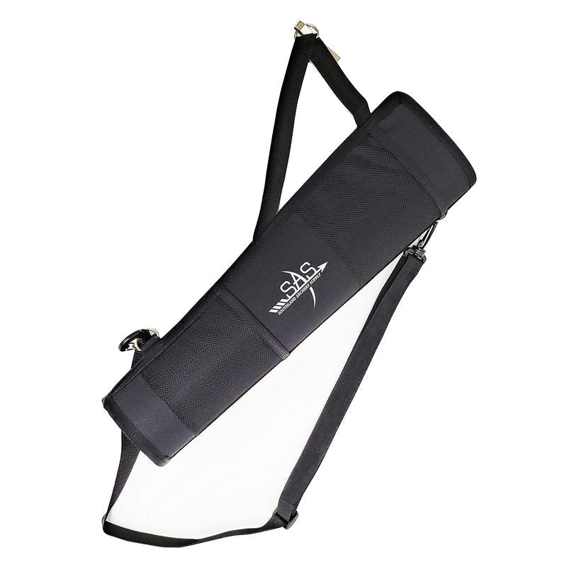 SAS Archery Side Tube Quiver with Belt Clip (2-in-1 Black)