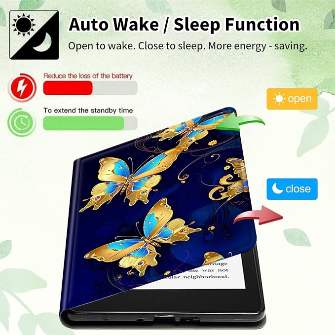 Case for 10.2 Kindle Scribe (2024/2022 Release) Slim PU Leather Lightweight Adjustable Stand Smart Shell Cover with Auto Wake/Sleep for 10.2 Amazon Kindle Scribe E-ReaderA Dog