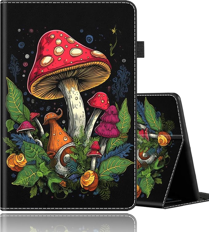 Case Fits All-New Amazon Kindle Fire HD 10 &amp 10 Plus Tablet (13th/11th Generation 2023/2021 Release) 10.1 Durable Shockproof Protective Cover with Auto Wake/Sleep，Black Woman Queen Afro Design