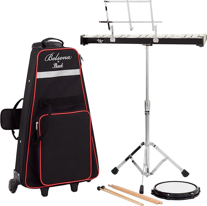 Pearl Percussion Kit, with Nylon Backpack-Style Carrying Case w/Wheels (PK200C)