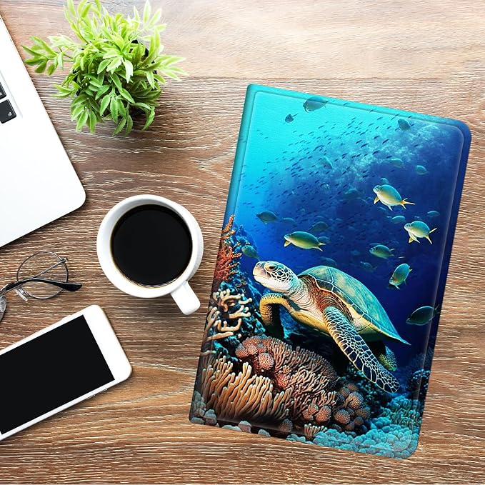 Case for iPad (A16) 11th Generation 11 Inch 2025/ iPad 10th Generation 10.9 Inch 2022 CaseHybrid Slim Multi-Angles Stand Auto Wake/Sleep Cover-Beach Sunset