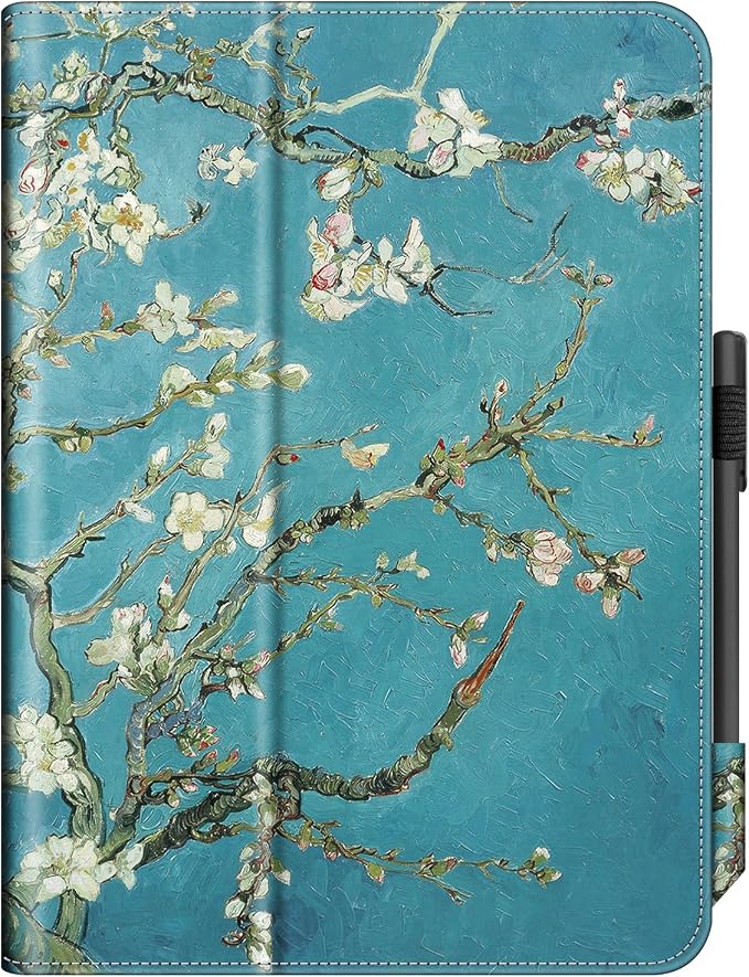 Fintie Folio Case for Samsung Galaxy Tab S3 9.7 2017 Blossom | Corner Protection Vegan Leather S Pen Holder Auto Sleep/Wake