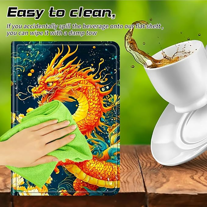 for Walmart Onn 10.1 2024 Onn 10.1 Gen 4 Universal Tablet Case 360 Degree Rotating Kickstand Protective Stand Case with Multiple Viewing PU Leather Shell Case Black Book Cat