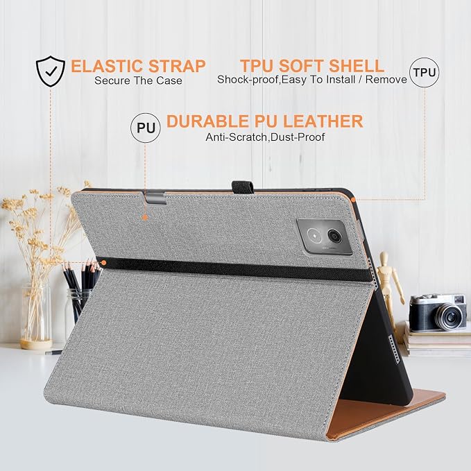 for Lenovo Idea Tab 11 Case with Pen Holder Shockproof Cover for Moto Pad 2026 Tablet Case TB336FUBlack