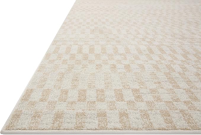 Loloi Kamala Collection KAM-05 Ivory/Natural 2'-7" x 12'-0" Runner Rug