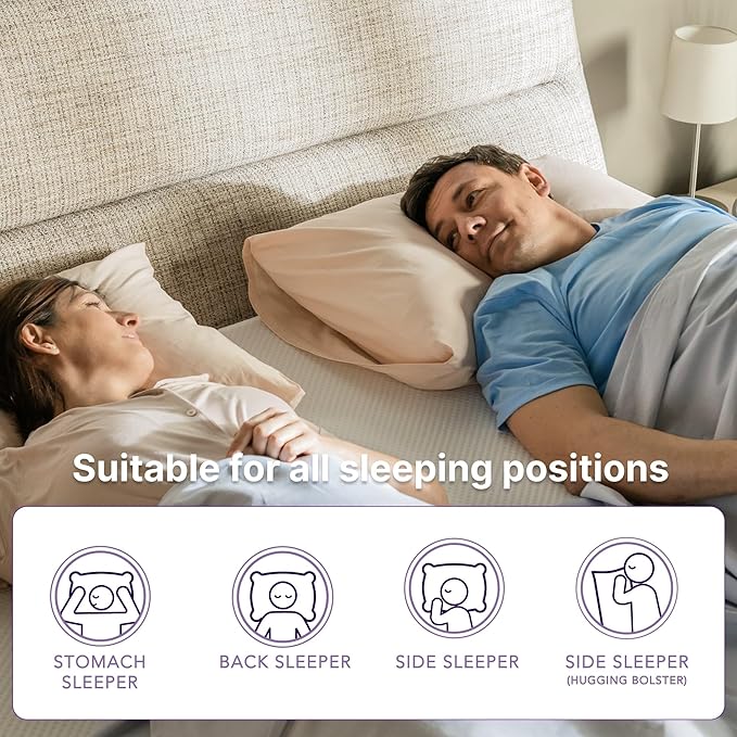 NapQueen Queen Mattress, 6 Inch Charcoal Memory Foam Mattress, Queen Bed Mattress in a Box, CertiPUR-US Certified, Medium Firm, Breathable Soft Fabric Cover