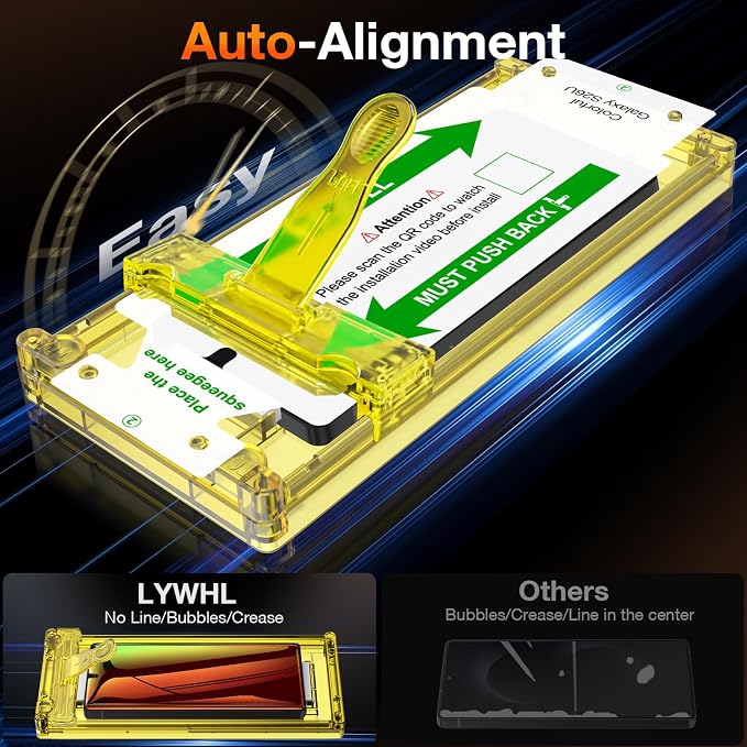 LYWHL 2 Pack for Samsung Galaxy S26 Ultra Privacy Screen Protector Anti-Spy Gradient Colorful Flexible Film [Auto-Alignment Tray] [Non-Glass] Original-Like Fingerprint Unlock Case Friendly
