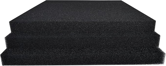Hipanda 2 Pack Aquarium Bio Filter Sponge Pad 20"x20"x1.5", Bio Filter Media