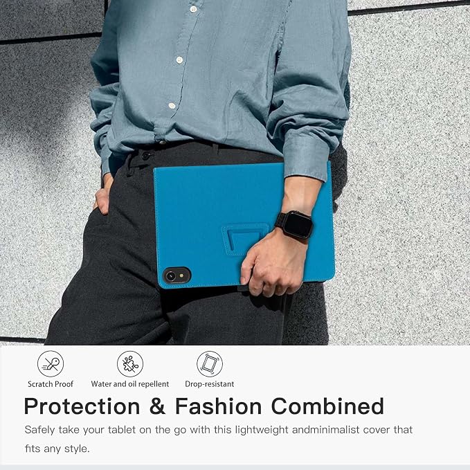 Tablet Case Cover For ApoloMedia EP1095T/ApoloSign EP1095T TabletMulti-Viewing AnglesSlim Light Shell Stand Cover for ApoloMedia EP1095T/ApoloSign EP1095T Tablet with Hand Strap&amp Pencil HolderB