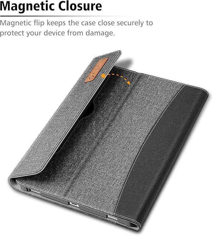 Fintie Portfolio Case for Samsung Galaxy Tab S8/Tab S7 11 Inch | Multiple Angles Business Cover with Pocket Built-in S Pen Holder Auto Sleep/Wake Dreamy Marble