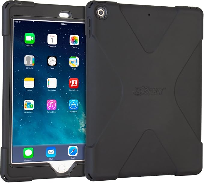 The Joy Factory aXtion Bold Water-Resistant Rugged Shockproof Case with Built-In Screen Protector for iPad 9.7 5th/6th Gen (CWA601)