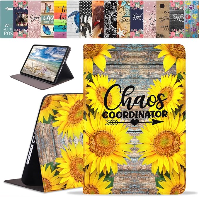 Case for iPad (A16) 11th Generation 11 Inch 2025 iPad 10th Generation 10.9 Inch 2022 Slim PU Leather Folio Smart Cover with Stand &amp Auto Wake/Sleep Bible Verse Psalm 46:10