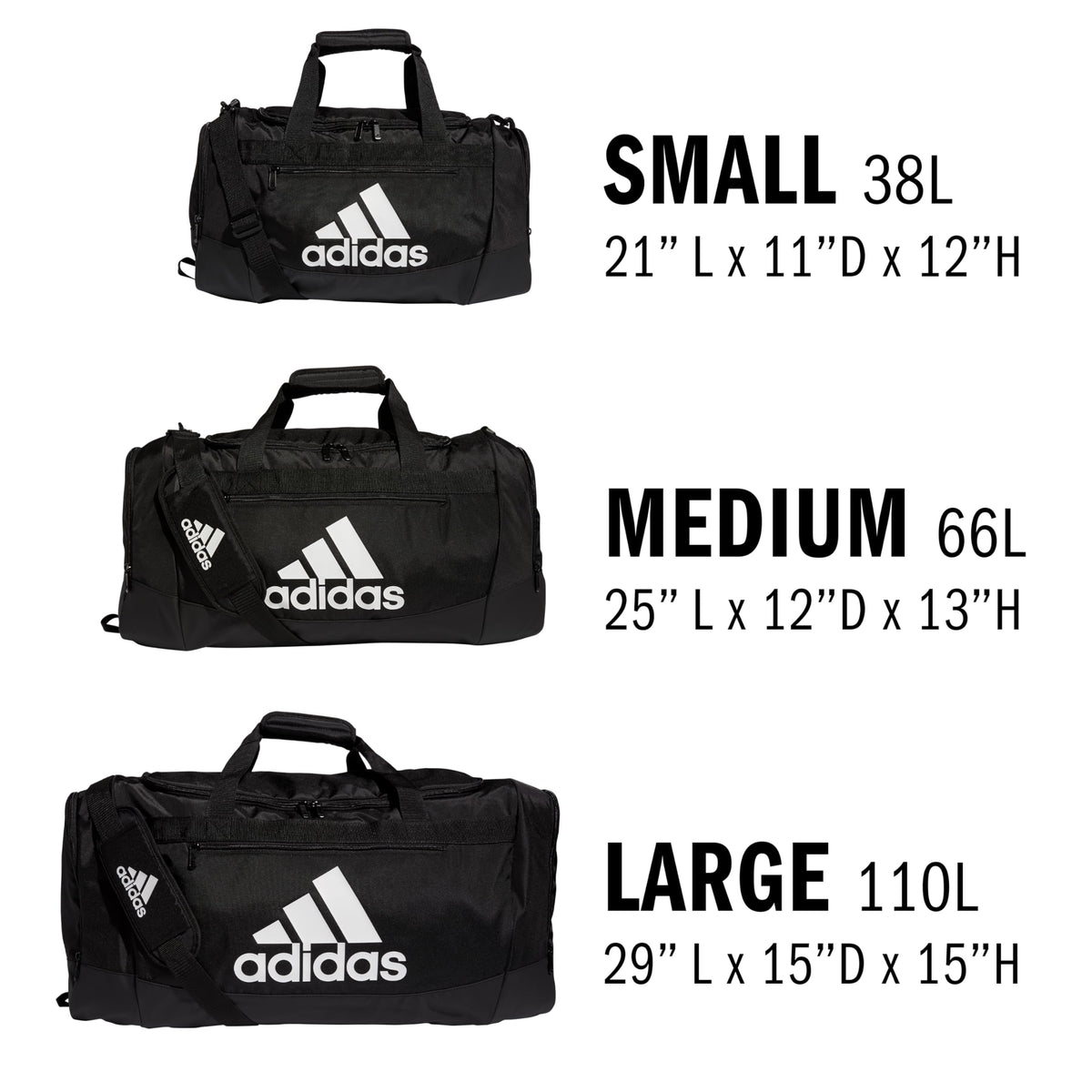 adidas Unisex Defender 4.0 Gym Duffel Bag for Men and Women