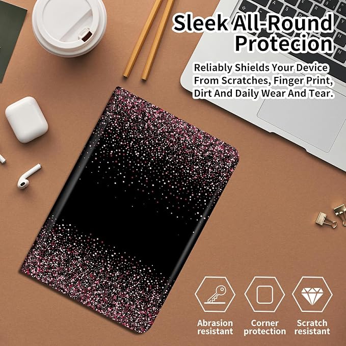 Case for Fire 7 Tablet &amp Fire 7 Kids (12th Gen 2022 Release) - Slim PU Leather Protective Smart Cover with Auto Sleep/Wake &amp Multi-Angle StandBlue Dandelion