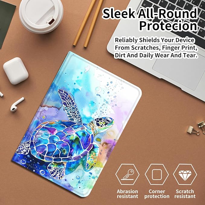 Case for Fire 7 2019/2017/2015Black Cat Purple Roses | DIGTIALL Slim Cover for Fire 7 Tablet 9th/7th/5th Gen 7.0 Folding Stand Protective Case Auto Sleep/Wake Smart Shell