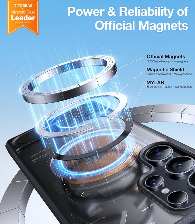 TORRAS PolarCircle Qi2 Mag-Safe Charger &amp Magnetic Case — Buy Together to Save 15%