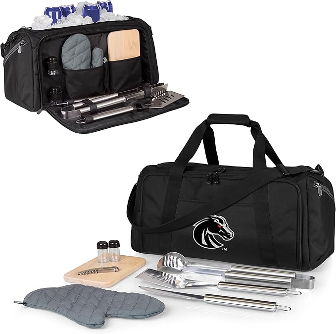 PICNIC TIME NCAA BBQ Kit Cooler Tote with Barbecue & Accessories