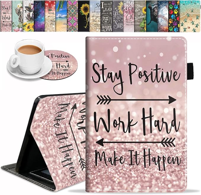 Case for Amazon Fire HD 10 Tablet (9th/7th Gen 2019/2017 Release) Premium PU Leather Cover with Auto Sleep Wake Feature Folio Case for Fire 10.1 Tablet Bible Verse Jeremiah 29:11