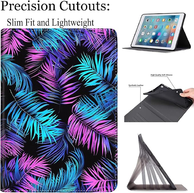 Case for New iPad (A16) 11th Generation 11 Inch 2025for iPad 10th Generation 2022 10.9 Inch Multi-Angle Stand Smart Cover Shockproof with Auto Wake/Sleep ，Starry Sky