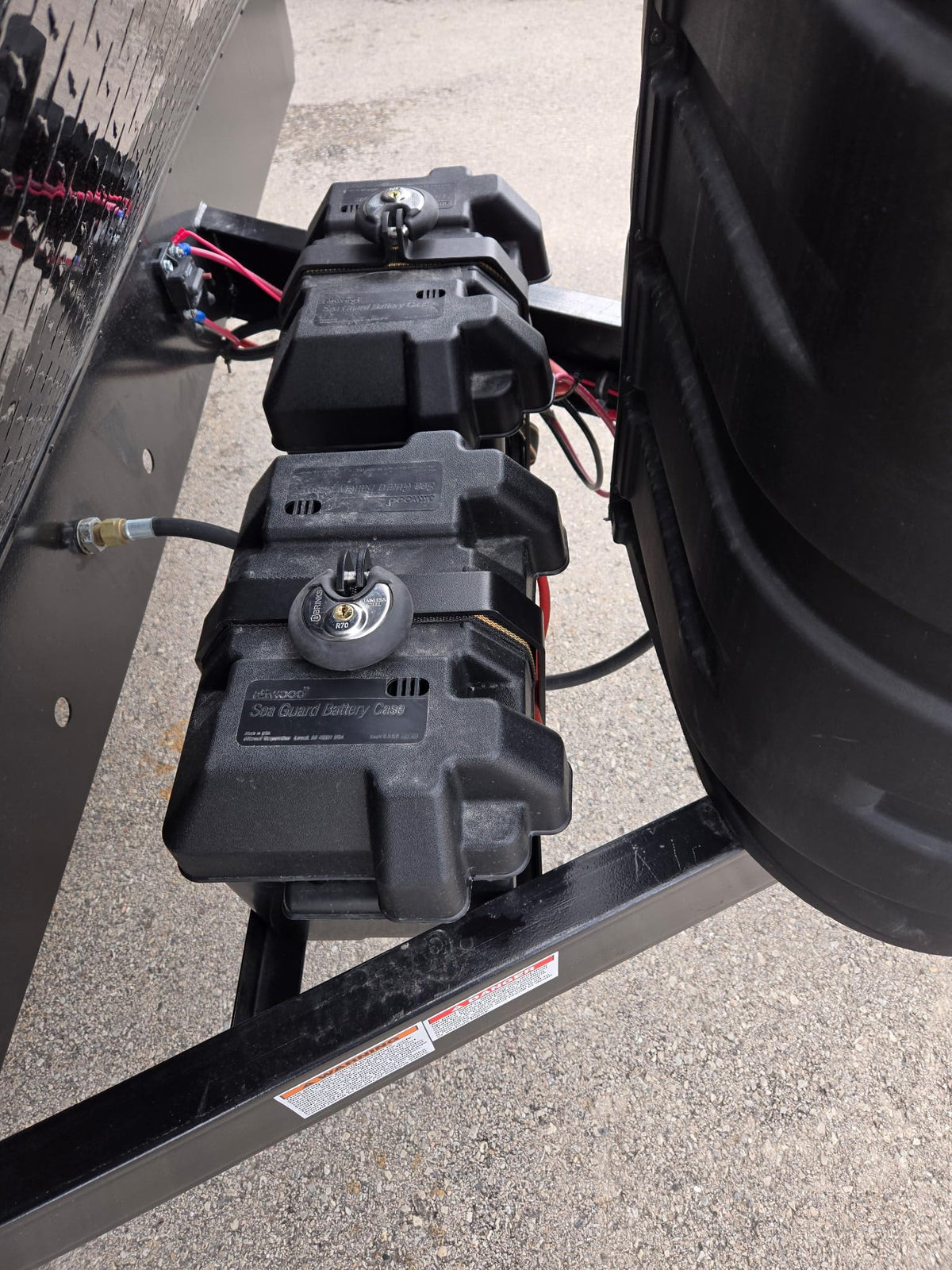 RV Locking Battery Strap Replacement for Standard 12V Trailer Battery Box