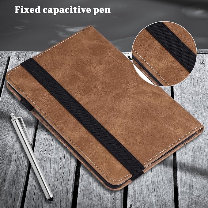 ALILANG Case for Samsung Galaxy Tab A 10.1 Inch 2019 (SM-T510/T515) with Pen Holder &amp Multiple Viewing Angles Smart PU Leather Cover for Samsung Tab A 10.1 Case 2019-Black