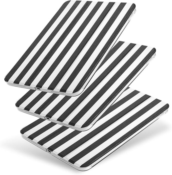 case for ipad 11th Generation11 Inch 2025 (A16 Chip) &amp 10th Gen 10.9 Inch 2022 - Slim Scratch-Resistant Hard PC Translucent Back Shell Smart Cover Wake/Sleep FunctionBlack Bow