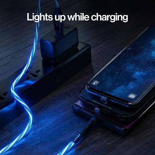 Statik 360 Pro Magnetic Charging Cable - Type C Charger Fast Charging 3 in 1 USB C to USB C Cable Micro USB &amp iProduct Tips USB A Adapter Fits All Devices - 100W Fast Charger Black 10FT/3M