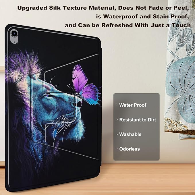 for iPad 10.2 Rotating Case 360° Protection Adjustable Kickstand Cover for iPad 10.2 (7th8th9th Generation) Shockproof Durable Lightweight PU Leather for iPad 10.2 Stand Case Basketball