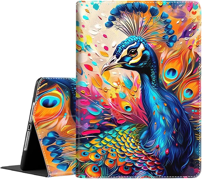 Case for iPad 9th/8th/7th Generation 2021/2020/2019 iPad 10.2 Inch Also Fit iPad Air 3th Gen 2019/iPad Pro 10.5 inch，Standing Cover with Auto Sleep/WakeCute Black Cat