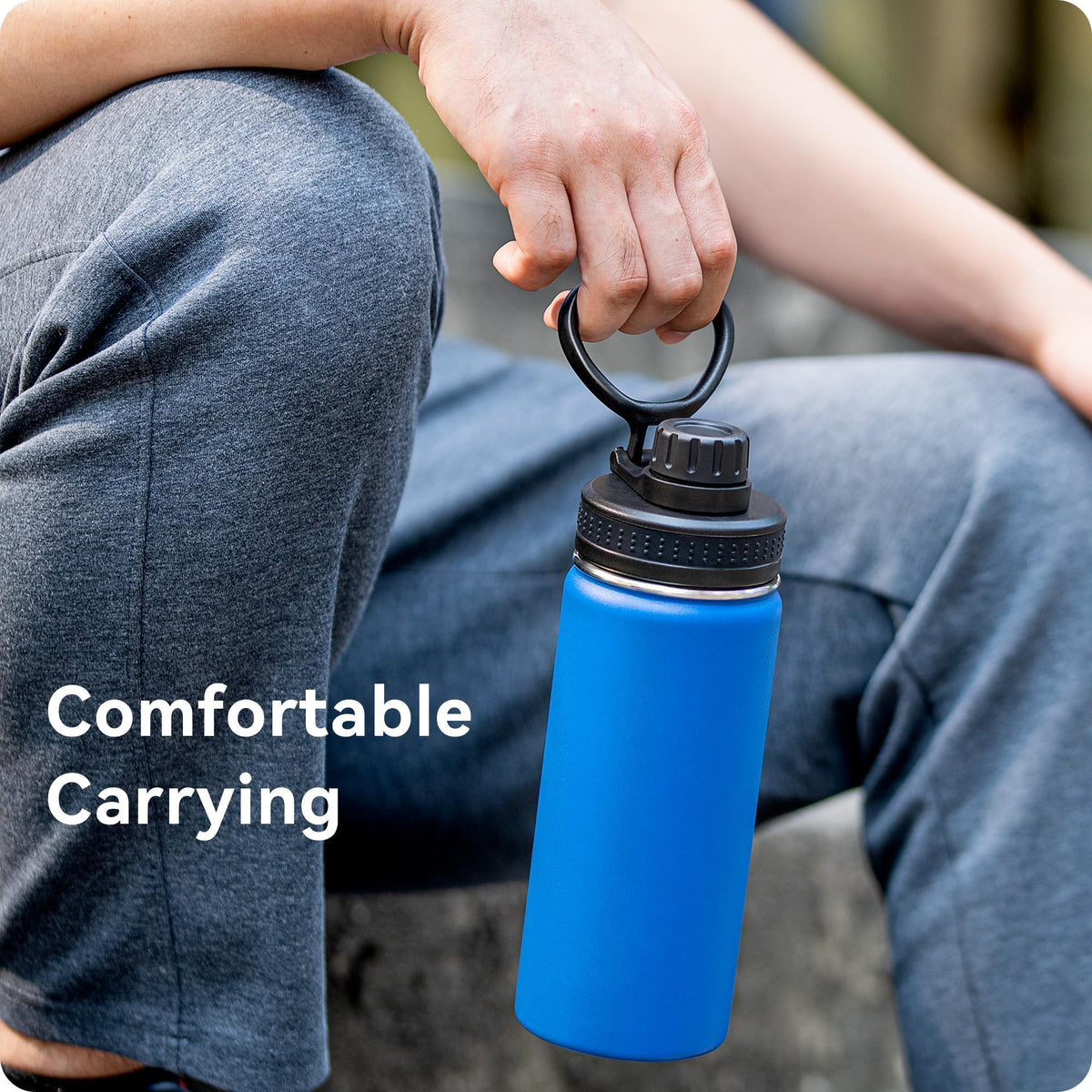 Spout Lid for Hydro Flask 12 16 18 22 32 40 64oz Wide Mouth Water Bottle