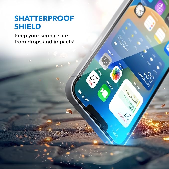 Deppa | 2-Pack | Screen Protector for iPhone 16 Pro Max (6.9) with Smart Installation Tray | Dust &amp Bubble-Free | 9H Tempered Glass | Full Coverage | Easy Install