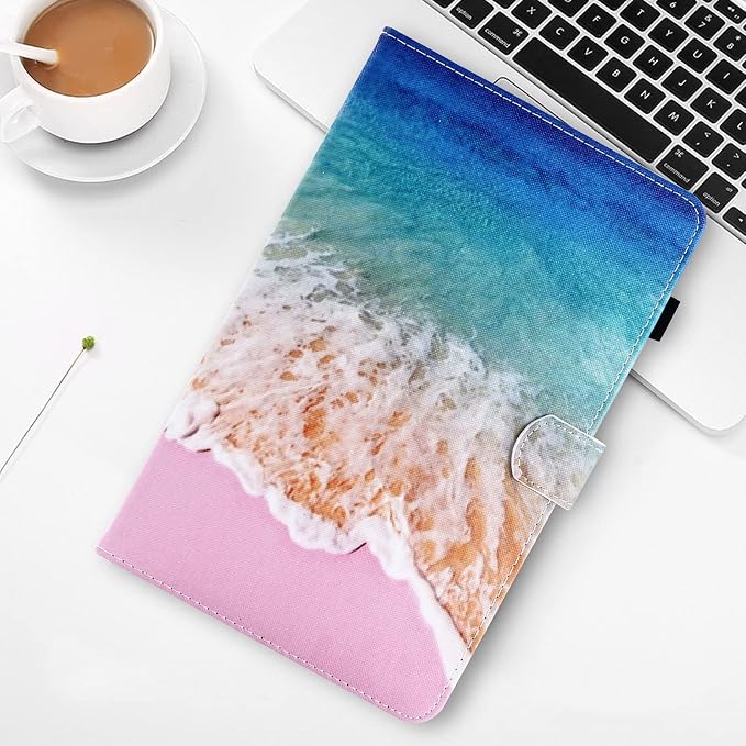 Case for Samsung Galaxy Tab A 8.0 inch Tablet Case 2015 (Model SM-T350/T355/P350/P355) with Pencil Holder [Auto Sleep/Wake] Stand Folio PU Leather Shockproof Cover Magnetic Smart WalletNight