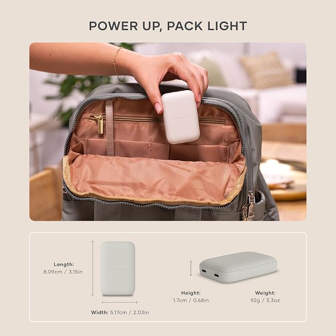 Satechi OntheGo 67W GaN Wall Charger PD 3.0 + PPS Dual USB-C Ports Black | Dual USB-C ports 45W+20W split-charging mode fits MacBook iPad iPhone 17 Galaxy Pixel Steam Deck