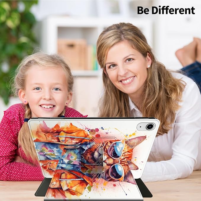 for iPad 9th Generation Case (2021)/8th Gen (2020)/ 7th Gen (2019) 10.2 Inch-360 Degree Rotating Multi-Angle Viewing Protective Cover with Auto Sleep/Wake-Art Mandala Flower