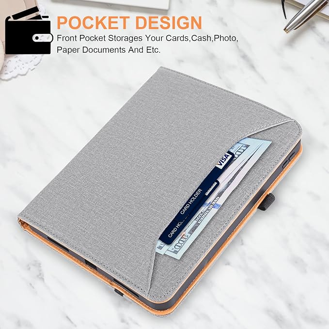 for iPad A16 Case 11 Inch 2025Cover for iPad 10th 11th Generation Case with Pencil HolderBlack