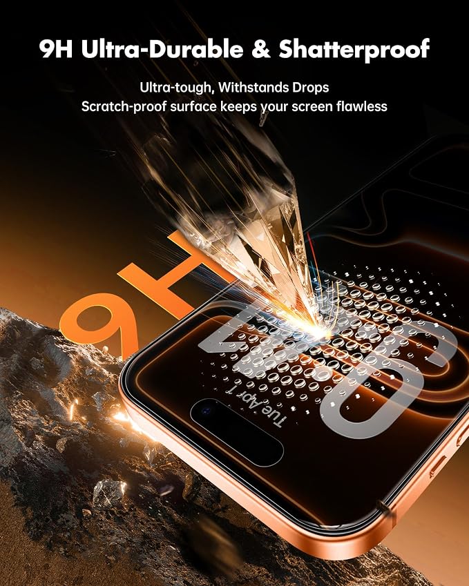 UNBREAKcable 2 Pack Privacy Screen Protector for iPhone 11 Pro Max/Xs Max Shatterproof Tempered Glass [True 28°Anti Spy] [9H Hardness] [Easy Installation] Protector for Apple 6.5