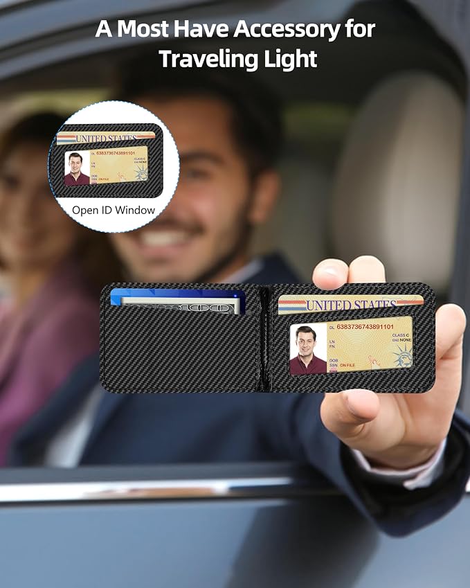 ExtreLife 2-in-1 Magsafe Wallet Adjustable Stand Open ID Window Magnetic Wallet for iPhone 17/16/15/14 Pro Max/14 Pro/14 Plus/13/12 Series 9 Cards Holder Vegan Leather Black