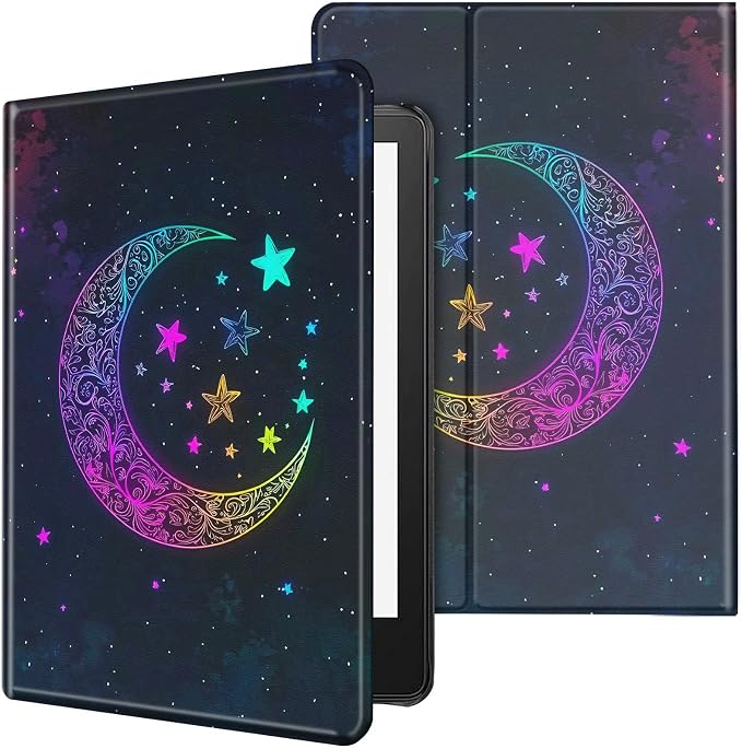 Case for All-New Kindle Paperwhite 12th Generation 7 inch 2024 &amp Kindle Colorsoft Signature Edition 2024 Lightweight Protective PU Leather Smart Stand Cover with Auto Wake Sleep - a Beautiful Gala
