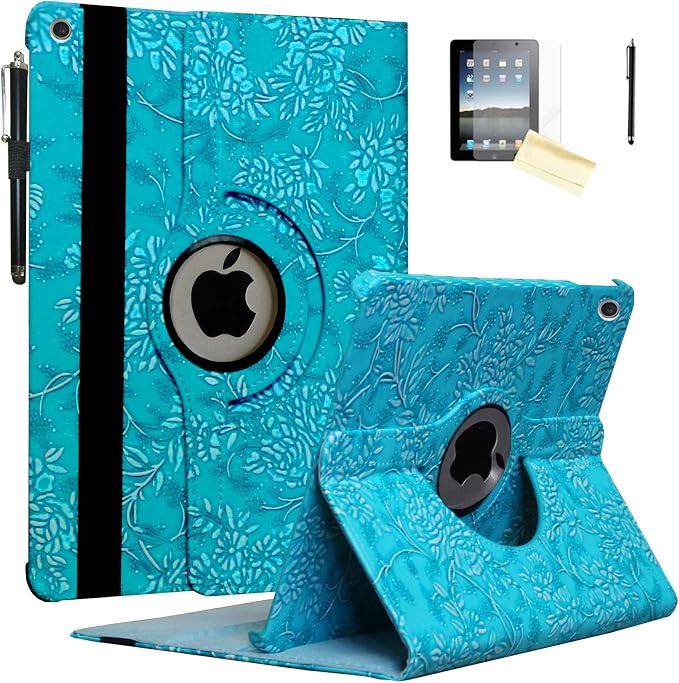 Case for iPad 10.2 inch for iPad 9th 8th 7th Generation Rotating Stand Smart Magnetic Auto Wake Up/Sleep Cover for A2602 A2603 A2604 A2605 MK2L3LL/A MK2P3LL/A MK673LL/A (Black)