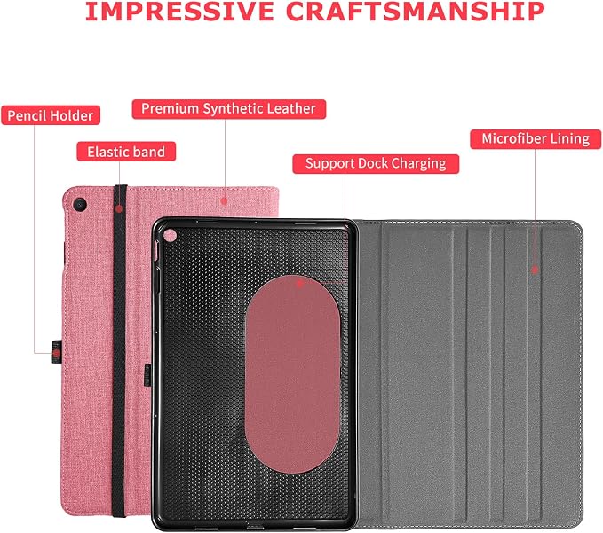 Case for Google Pixel Tablet (11-inch 2023) Multi-Angle Viewing Protective Stand Cover with Pencil Holder &amp Pocket and Protective Tape Compatible with Charging Speaker Dock Cyan